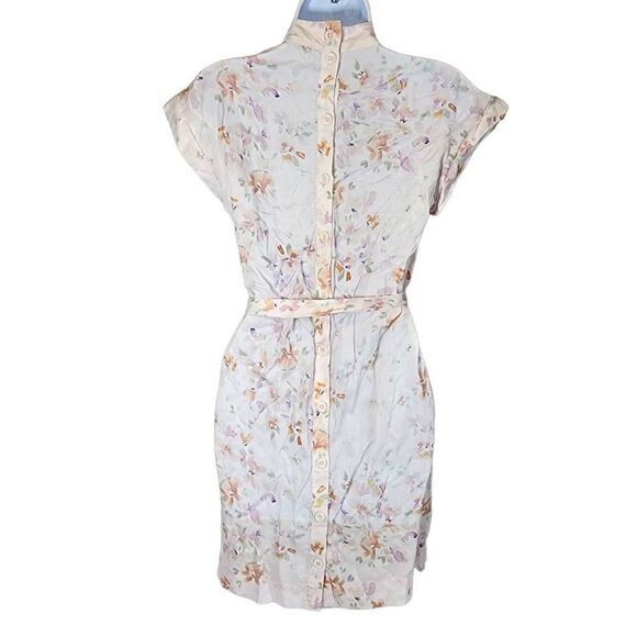 Anthropologie Cloth and Stone Floral Button Back Sheath Dress Size XS - Picture 3 of 11